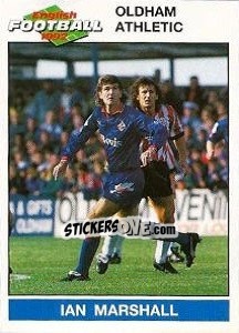 Sticker Ian Marshall - English Football 1991-1992 n. 180 - Panini