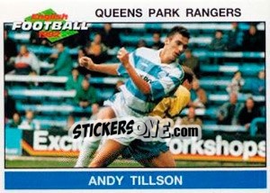 Figurina Andy Tillson - English Football 1991-1992 n. 184 - Panini