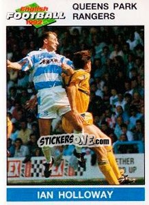 Sticker Ian Holloway - English Football 1991-1992 n. 189 - Panini