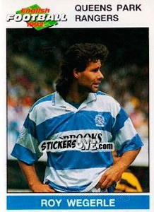 Sticker Roy Wegerle - English Football 1991-1992 n. 190 - Panini