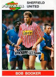 Figurina Bob Booker - English Football 1991-1992 n. 193 - Panini