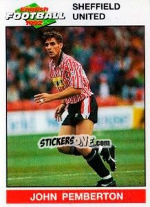 Sticker John Pemberton - English Football 1991-1992 - Panini