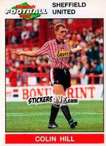 Sticker Colin Hill - English Football 1991-1992 n. 196 - Panini