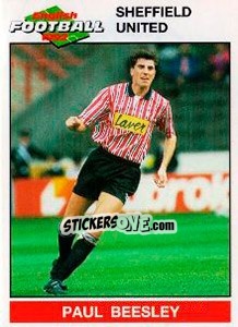 Figurina Paul Beesley - English Football 1991-1992 n. 197 - Panini