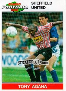 Sticker Tony Agana - English Football 1991-1992 n. 203 - Panini