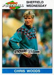Cromo Chris Woods - English Football 1991-1992 n. 206 - Panini