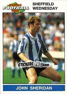 Cromo John Sheridan - English Football 1991-1992 - Panini