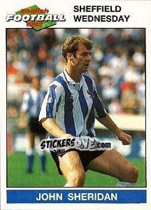 Figurina John Sheridan - English Football 1991-1992 - Panini