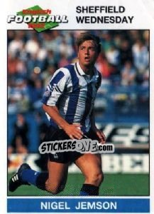 Sticker Nigel Jemson - English Football 1991-1992 n. 214 - Panini
