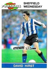 Sticker David Hirst - English Football 1991-1992 n. 215 - Panini