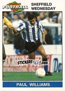 Sticker Paul Williams - English Football 1991-1992 n. 216 - Panini