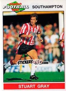 Sticker Stuart Gray - English Football 1991-1992 n. 220 - Panini