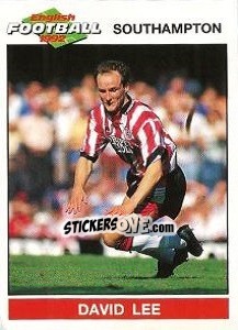 Cromo David Lee - English Football 1991-1992 n. 228 - Panini