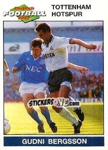 Sticker Guðni Bergsson - English Football 1991-1992 - Panini