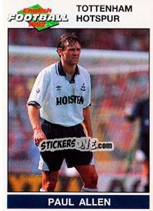 Sticker Paul Allen - English Football 1991-1992 - Panini