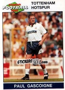 Sticker Paul Gascoigne - English Football 1991-1992 n. 236 - Panini