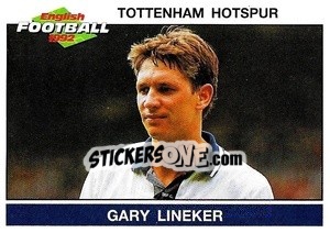 Figurina Gary Lineker - English Football 1991-1992 - Panini