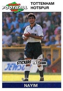 Sticker Mohammed Ali Amar (Nayim) - English Football 1991-1992 - Panini