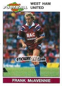 Sticker Frank McAvennie - English Football 1991-1992 - Panini