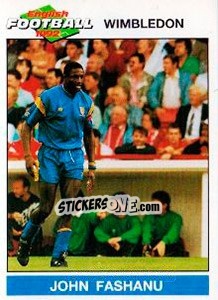 Sticker John Fashanu - English Football 1991-1992 n. 253 - Panini