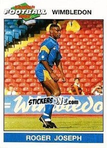 Sticker Roger Joseph - English Football 1991-1992 n. 255 - Panini