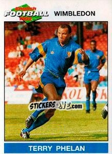 Sticker Terry Phelan - English Football 1991-1992 n. 256 - Panini