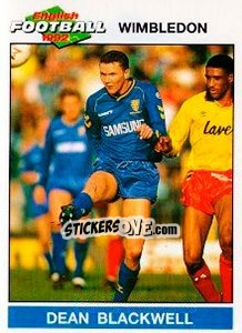 Figurina Dean Blackwell - English Football 1991-1992 - Panini