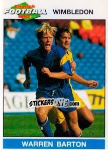 Cromo Warren Barton - English Football 1991-1992 - Panini