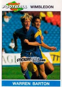 Sticker Warren Barton - English Football 1991-1992 n. 259 - Panini