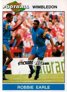 Figurina Robbie Earle - English Football 1991-1992 - Panini