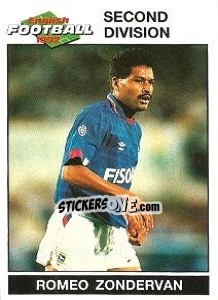 Sticker Romeo Zondervan - English Football 1991-1992 n. 268 - Panini