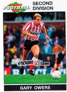 Sticker Gary Owers - English Football 1991-1992 - Panini