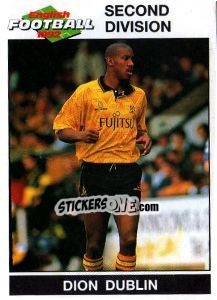Sticker Dion Dublin - English Football 1991-1992 - Panini