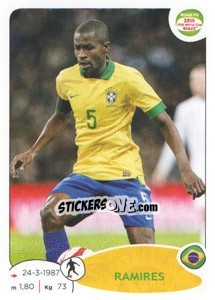 Sticker Ramires - Road to 2014 FIFA World Cup Brazil - Panini