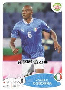 Sticker Angelo Ogbonna - Road to 2014 FIFA World Cup Brazil - Panini