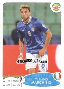 Sticker Claudio Marchisio - Road to 2014 FIFA World Cup Brazil n. 27 - Panini