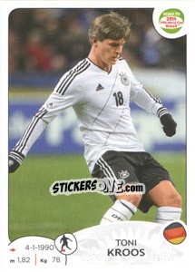 Sticker Toni Kroos - Road to 2014 FIFA World Cup Brazil - Panini