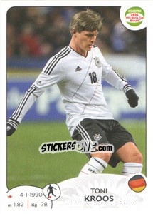 Sticker Toni Kroos - Road to 2014 FIFA World Cup Brazil n. 44 - Panini