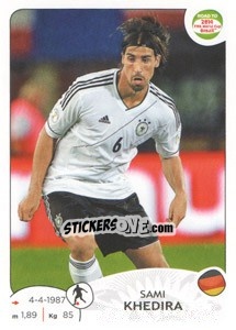Sticker Sami Khedira - Road to 2014 FIFA World Cup Brazil n. 45 - Panini