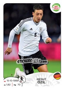 Sticker Mesut Özil - Road to 2014 FIFA World Cup Brazil n. 48 - Panini