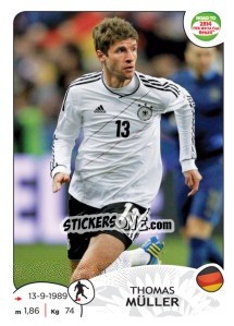 Sticker Thomas Müller - Road to 2014 FIFA World Cup Brazil n. 51 - Panini