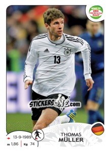 Cromo Thomas Müller - Road to 2014 FIFA World Cup Brazil - Panini