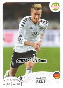 Sticker Marcos Reus - Road to 2014 FIFA World Cup Brazil n. 52 - Panini