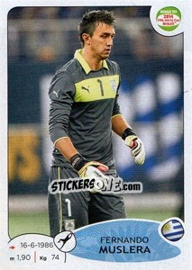 Sticker Fernando Muslera - Road to 2014 FIFA World Cup Brazil n. 73 - Panini