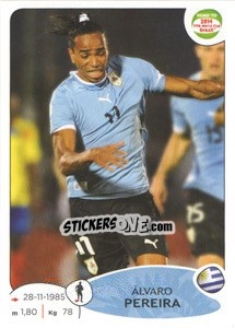 Sticker Álvaro Pereira - Road to 2014 FIFA World Cup Brazil n. 74 - Panini