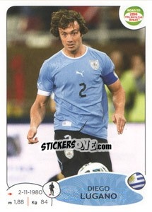 Sticker Diego Lugano - Road to 2014 FIFA World Cup Brazil - Panini