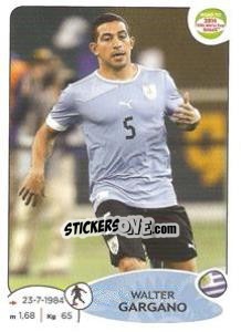 Sticker Walter Gargano - Road to 2014 FIFA World Cup Brazil - Panini