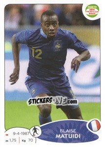Sticker Blaise Matuidi - Road to 2014 FIFA World Cup Brazil n. 100 - Panini