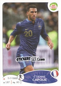 Figurina Étienne Capoue - Road to 2014 FIFA World Cup Brazil - Panini