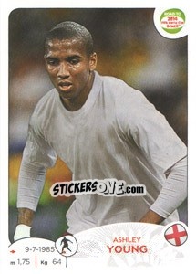 Figurina Ashley Young - Road to 2014 FIFA World Cup Brazil - Panini